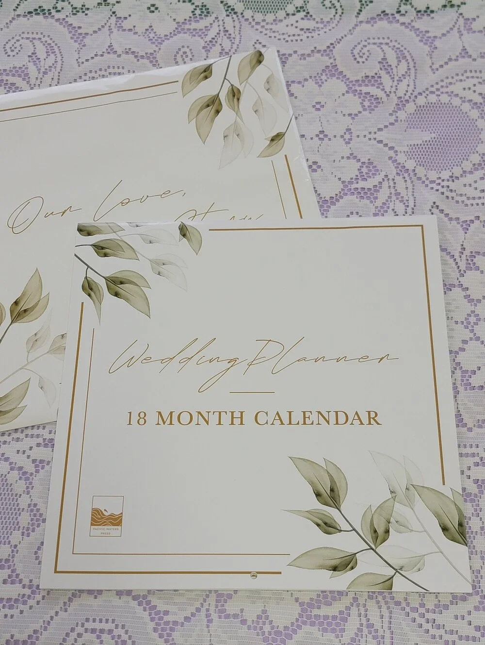 New! Wedding Planner Wall Calendar